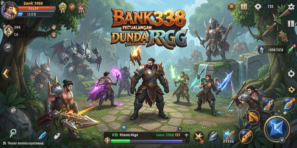Tampilan gameplay BANK338 yang menarik dengan pertempuran seru.