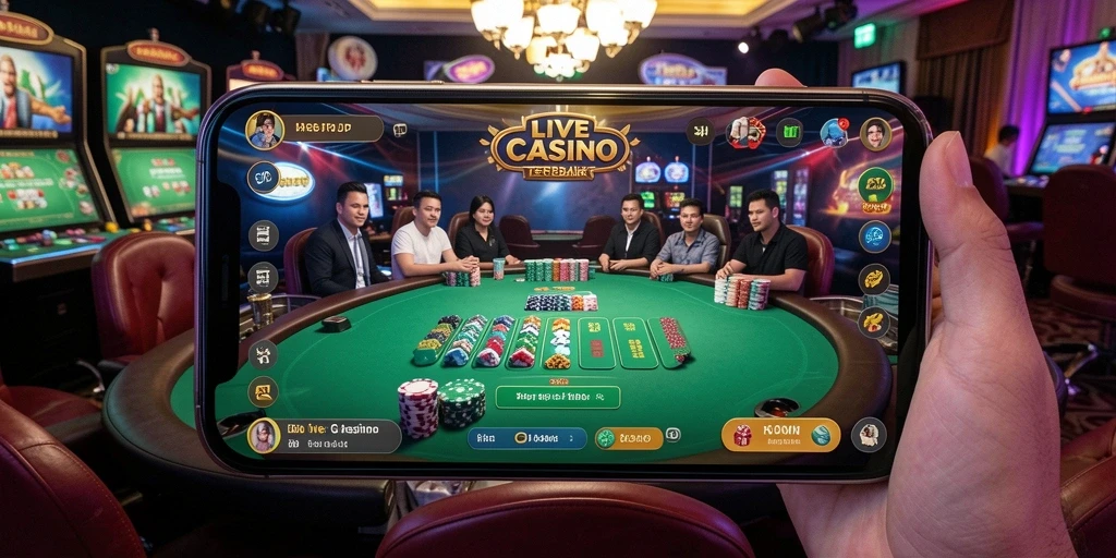 Tampilan gameplay menarik dari permainan Live Casino HARAPJP.