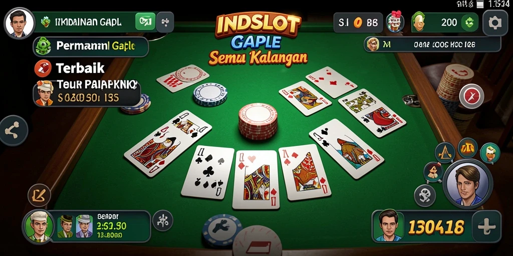 Gameplay menarik Gaple di INDSLOT dengan grafik yang menawan.