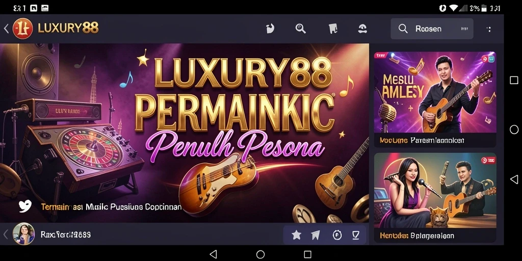 Tampilan gameplay LUXURY88 yang menarik dan interaktif.