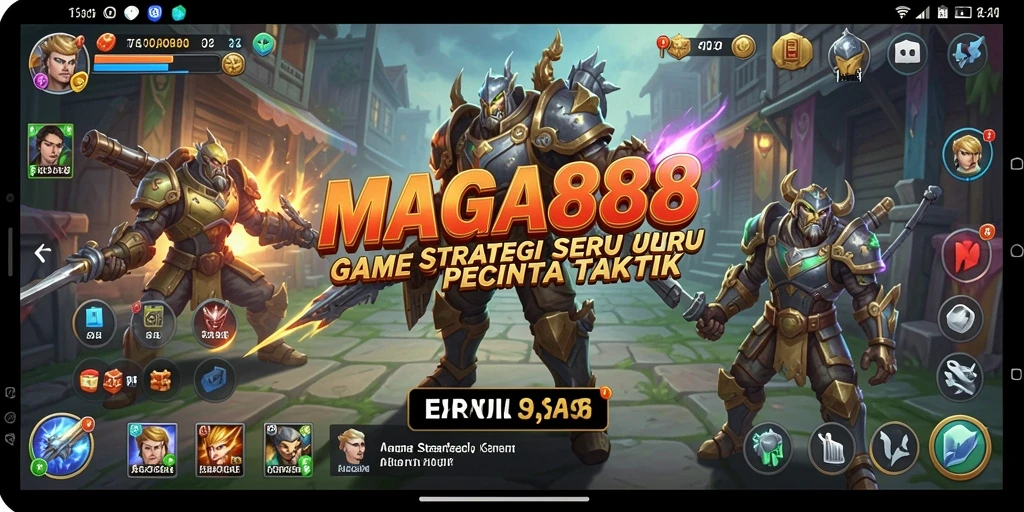 Tampilan gameplay MAGA888 yang penuh strategi dan tantangan.