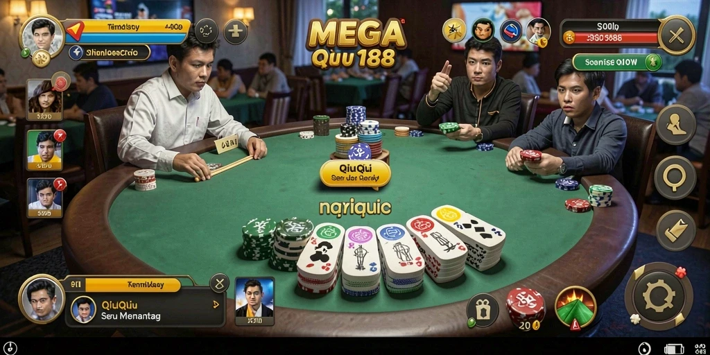 Tampilan gameplay MEGA188 yang menarik dan mendebarkan.