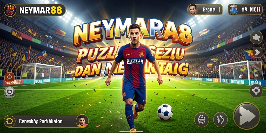 Screenshot menunjukkan gameplay seru NEYMAR88 yang penuh tantangan Puzzle.