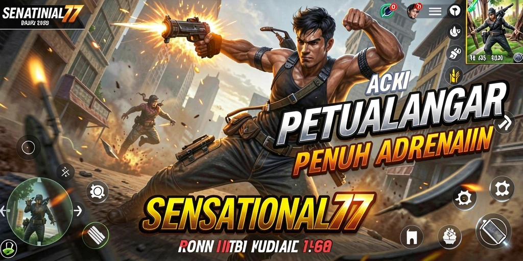 Gameplay SENSATIONAL77 yang penuh aksi dan tantangan.